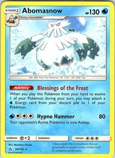Abomasnow Rare SM - Ultra Prism 38/156 NM