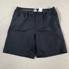 Columbia Titanium AM4292 Trail Hiking Shorts Mens L 9  Black Zip Water Resistant
