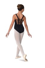 New Dance Leotard Danz N Motion 2413C Black Small Child Cotton Ladder Ballet