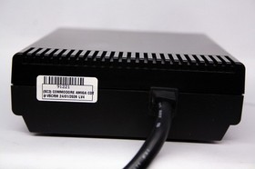 CCOMMODORE AMIGA CDTV CD-1411 FLOPPY DISK DRIVE ORIGINAL BLACK W/o BOX LV4 91221