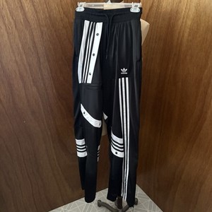 adidas deconstructed track pants black