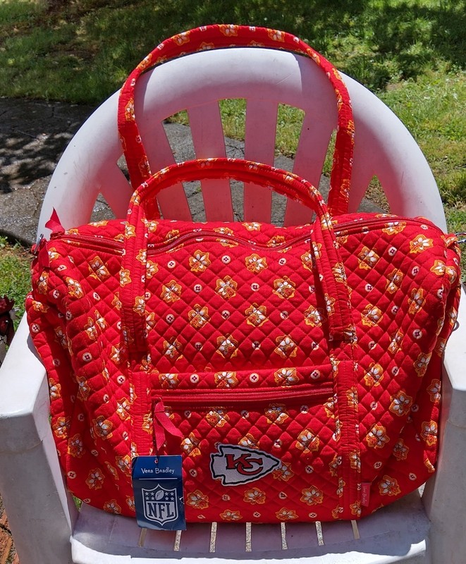 Vera Bradley Women's Cotton NFL Large Travel Duffel Bag