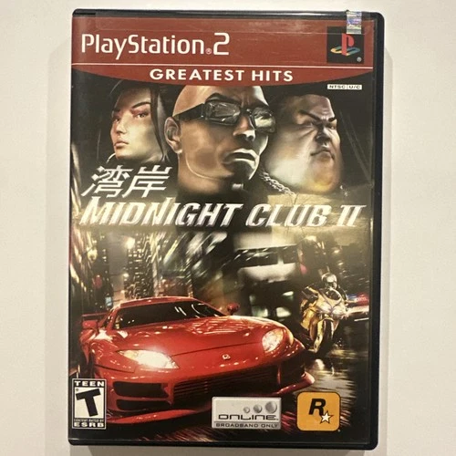 Midnight Club II (Sony PlayStation 2, PS2 Greatest Hits Case and Disc Only)