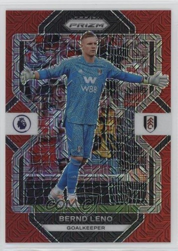 Bernd Leno [Red Mosaic] #69 2022 Panini Prizm Premier League card