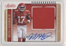 2019 Panini Absolute Jumbo 77/99 Mecole Hardman Jr #228 Auto 9su