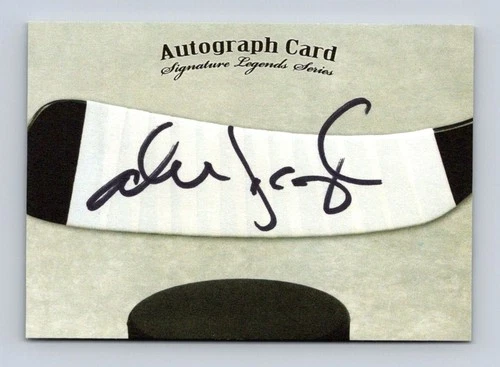 Alexandre Daigle Authentic Autographed Signed Hockey Legends Signature Card