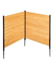 VEVOR Wood Privacy Fence, 38" W x 42" L, 2 Panel Solid Air Conditioner Fence Scr