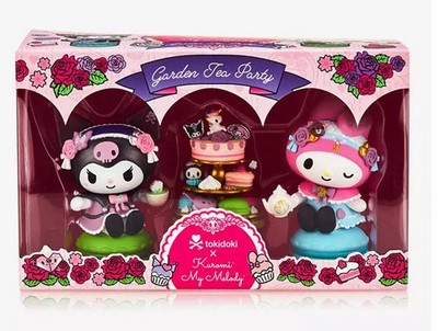 Tokidoki x Hello Kitty Kuromi My Melody Garden Tea Party Special Edition Set New