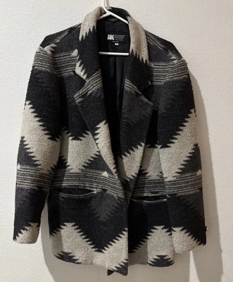 Vintage JK Collections Blazer Women s Medium Aztec Western Jacket USA Cotton?