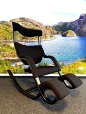 Varier Gravity Balans Relax Sessel in schwarz / schwarz Ausstellungsstück