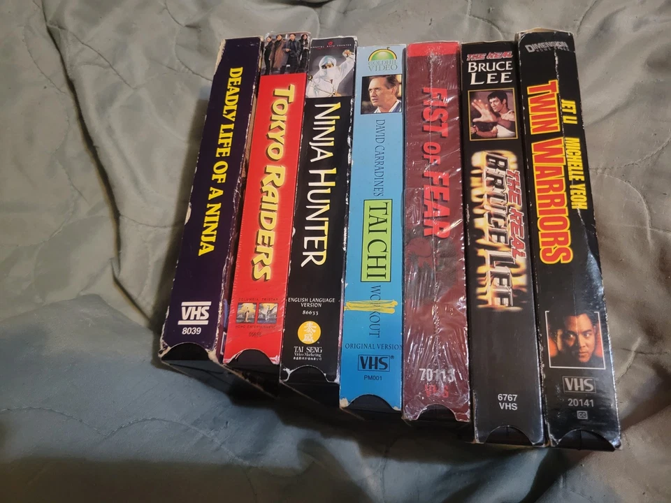 Kung Fu Martial Art VHS Lot Collection Builder Jet Li Ninja - Image 2 of 3