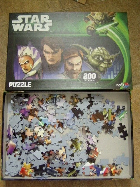* Puzzle Kinder Star Wars Clone Wars 200 Teile * - Bild 1 von 1