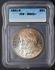 1881-S Morgan Silver Dollar San Francisco ICG MS63 $1 - COINGIANTS -