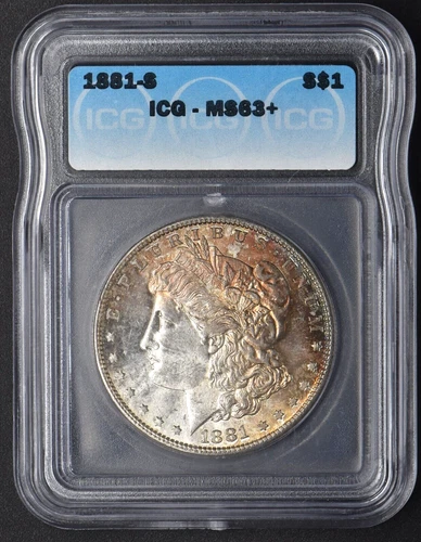 1881-S Morgan Silver Dollar San Francisco ICG MS63 $1 - COINGIANTS -