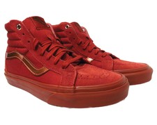 vans sk8 hi mono red