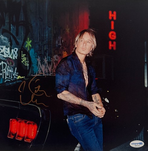 KEITH URBAN Signed Autograph LP Insert "High" w/Vinyl ACOA COA