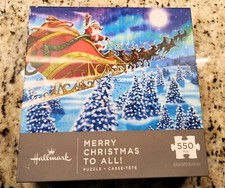 Hallmark Merry Christmas To All Santa 550 Jigsaw Puzzle