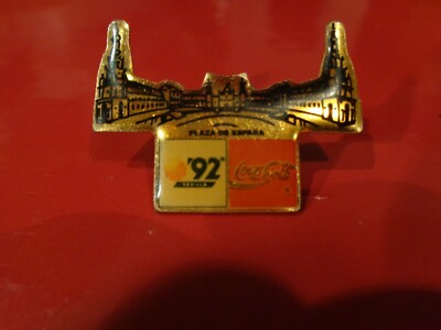 SEVILLE Expo 1992 Universal Exhibition Cococaula Print Logo 92 Pin Pin Brooch