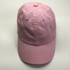 Kbethos Classics Baseball Cap Plain Pink Girls Kids OSFM Strapback Cotton