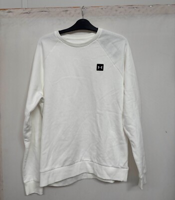 Under Armour Herren Rivale Sweatpulli Pullover offwhite Größe M
