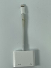 GENUINE Apple Lightning AV Cable to HDMI Port Adapter for iPhone 13 12 11 X USED