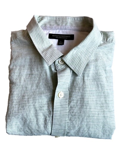Banana Republic Men's Non-Iron Dress Shirt Slim Fit Wrinkle Free SZ XL NWT | eBay Banana Republic Men's Non-Iron Dress Shirt Slim Fit Wrinkle Free SZ XL NWT | eBay