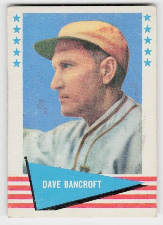 1961 Fleer Dave Bancroft #7