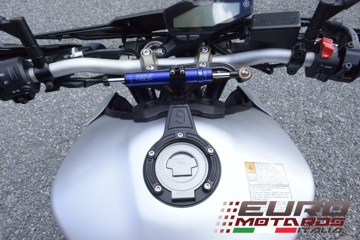 Stabilizzatore Sterzo Per Moto - Universale In Alluminio CNC | Per Yamaha MT10, MT07, MT09 (Tipo Lungo) - Foto 3