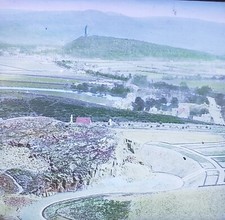 View From Stirling Castle, Scotland, Vintage Magic Lantern Glass Slide