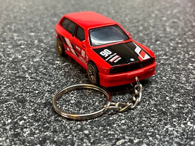BMW E30 M3 Touring Wagon Red Keychain Hot Wheels Matchbox
