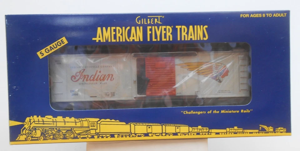 NETCA 2006 .. American Flyer 6-48248 INDIAN MOTORCYCLE Boxcar .. MIB - Image 2 of 4