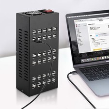 110V Multi 60-Port USB Charging Station Hub Desktop Cell Phone Charger Organizer