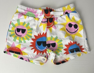 Stella McCartney Kids Multicolor Sun Cotton Drawstring Shorts Size 8 Years