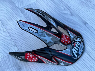 Airoh  Helmschirm  Visor Motocross Enduro Helm EVO Vintage Motorrad