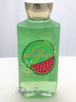 BATH & BODY WORKS PINK WATERMELON SHOWER GEL 10 FL OZ
