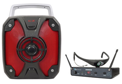 Samson Airline 88 Wireless Headset Mic+6.5