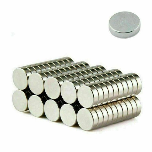 20 Mini Magneti Al Neodimio N52 - Dischi 8x3mm Ultra Potenti, Adesione 1710g, Per Modellismo E Fissaggi