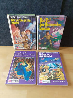 4x SCHNEIDER Bücher Paket * Kinder Jugend * Abenteuer, Detektiv, Science Fiction