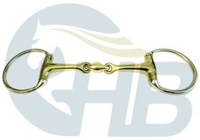 Double Jointed Eggbutt Snaffle German Silver 20 degree lozenge