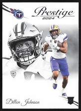 2024 Panini Prestige Dillon Johnson #356 Rookie RC Tennessee Titans