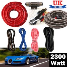 2300 Watts 4 AWG GAUGE Car Audio Subwoofer Amplifier  Wiring Kit Big Power Bass