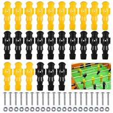 26 Pcs Foosball Men, Resin Foosball Parts, Table Soccer Player Set for Tourna...