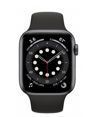 Apple Watch Series 6 44mm GPS Aluminum Space Gray + Black Sport Band 32GB