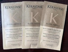 Kerastase Brillo Absolu Baño Hidra-Esmalte Anti-Frizz Paquete Viaje Tamaño 10 ml X 3