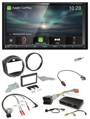Kenwood Bluetooth USB 2DIN Lenkrad TMC DAB Navigation für BMW Mini F55/F56 2013-