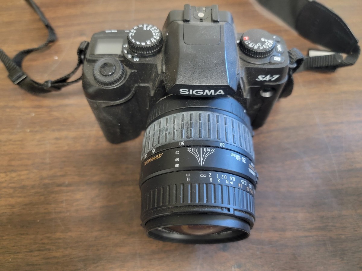 Sigma SA-7 SLR Film Camera with Lenses | eBay