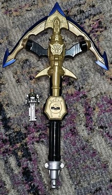 POWER RANGERS SUPER MEGAFORCE SUPER SILVER SPEAR TRIDENT WORKS 1 KEY Silver