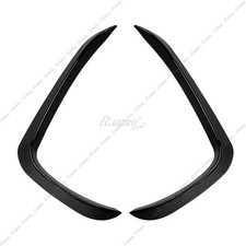 Sto�stange Front Spoiler Aero Flaps Glanz Schwarz f�r BMW X5 F15 M Sport 2014-18