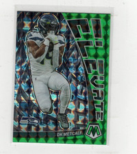 2023 DK Metcalf Mosaic Elevate Green Prizm #E-DKM (H356)