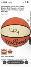 Skylar Diggins-Smith autograph ball and jersey bundle 